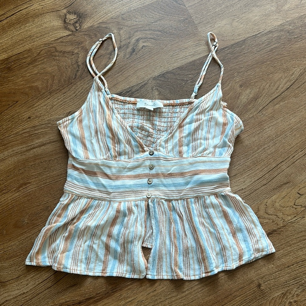 Striped V-Neck Camisole Top